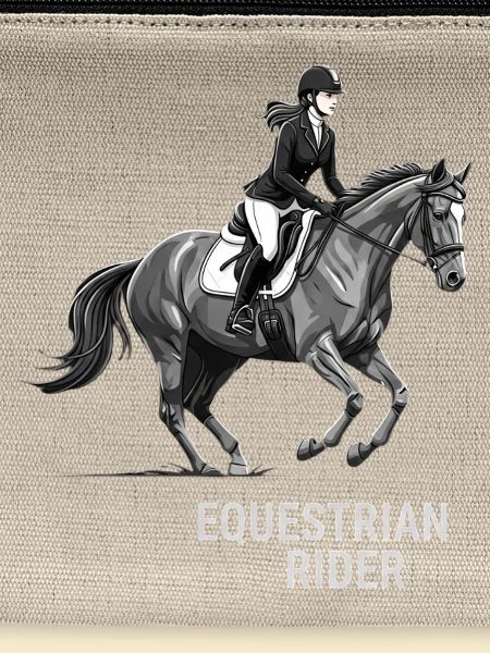 Monochrome Equestrian Rider