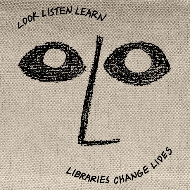 Vintage ALA: Libraries Change Lives Face