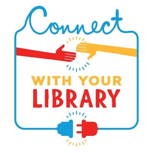 Connect With Your Library - Hemp Carry All Pouch