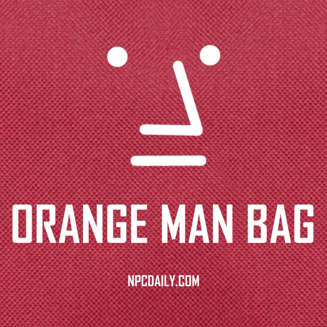 orange man bag