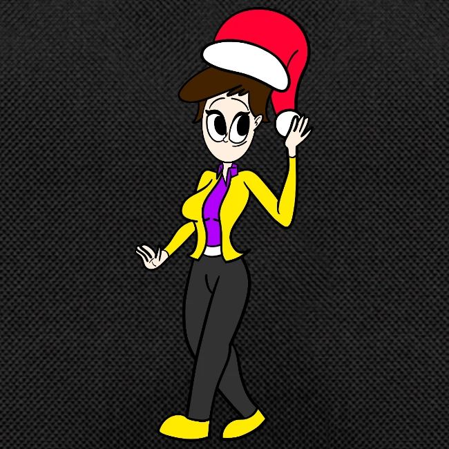 Dersy Wearing a Santa Hat