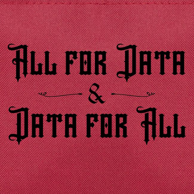 All for Data, Data for All (light)