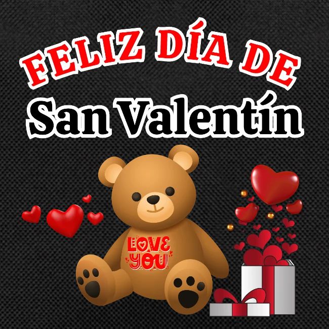 Valentine's Day Celebration Bears Love Hearts.