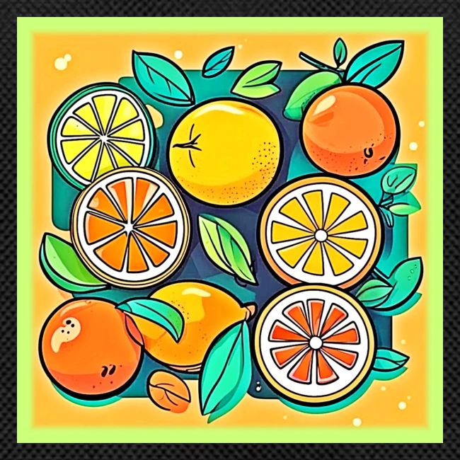 Citrus Fruit Art Design