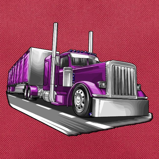 Tracktor Trailer Semi Truck Big Rig