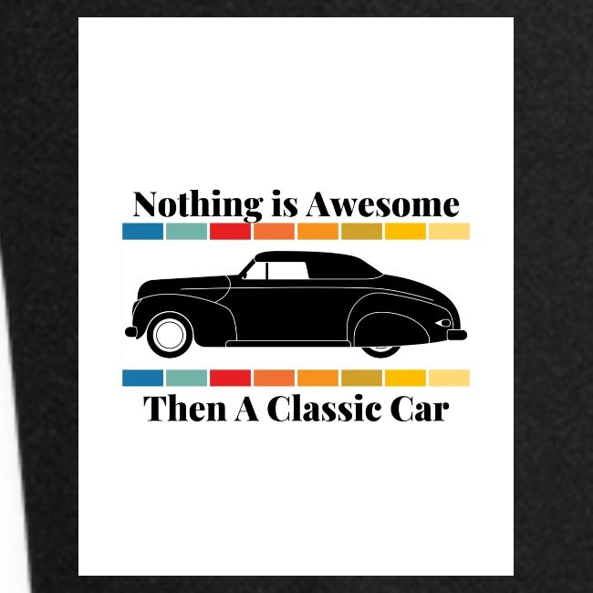 Nothing is Awesome Than a Classic Car white