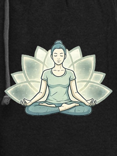 Lotus Calm Meditation Silhouette