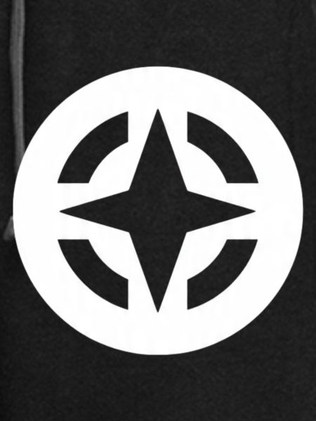 Compass Star Circular Emblem