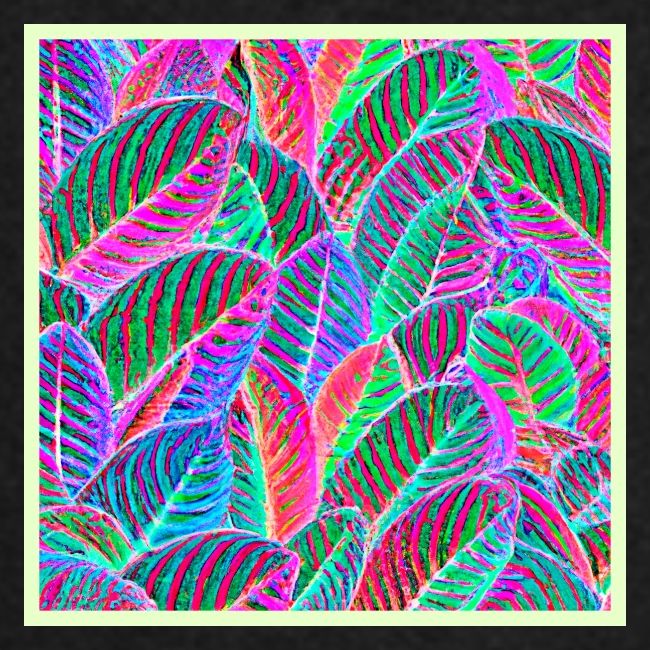 Vivid Leaf Pattern Design