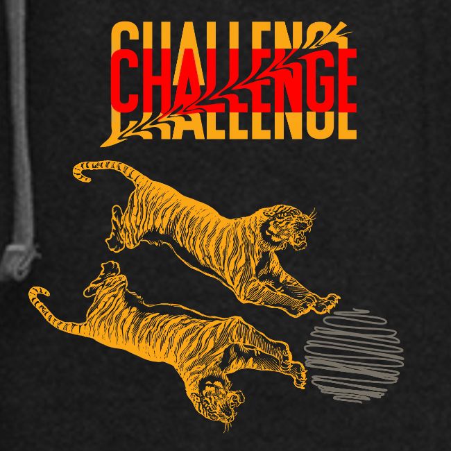 Double tiger fashion, jungle feline animals.