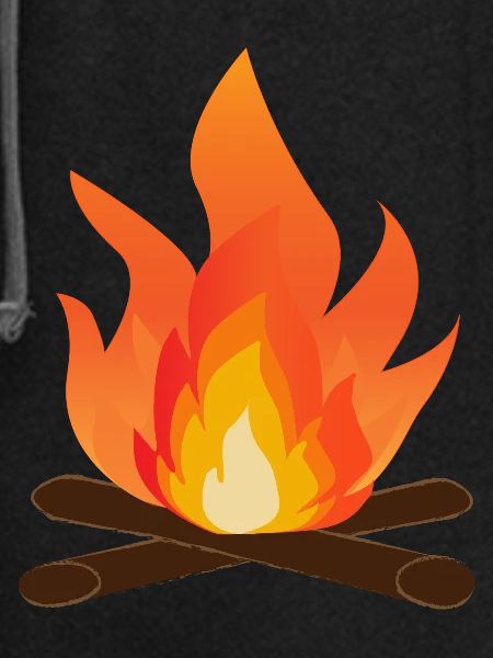 Bonfire Glow Campfire Flame Art