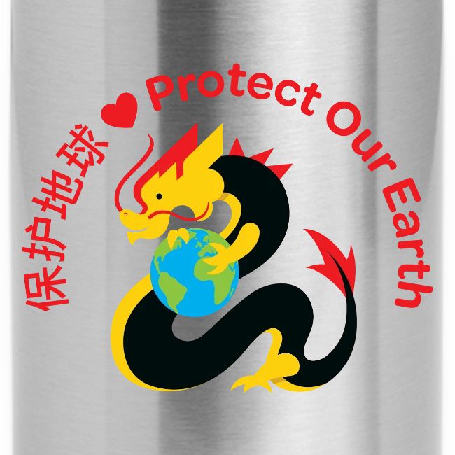 Kindness Dragon with Earth - Red