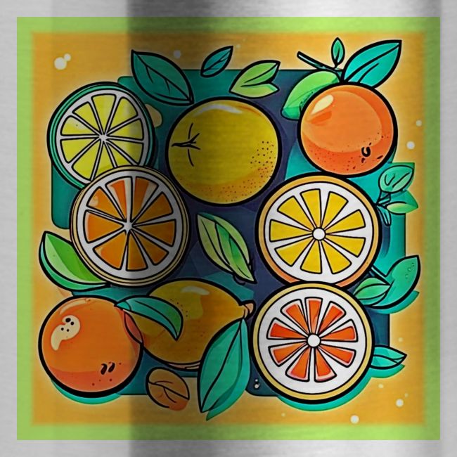 Citrus Fruit Art Design