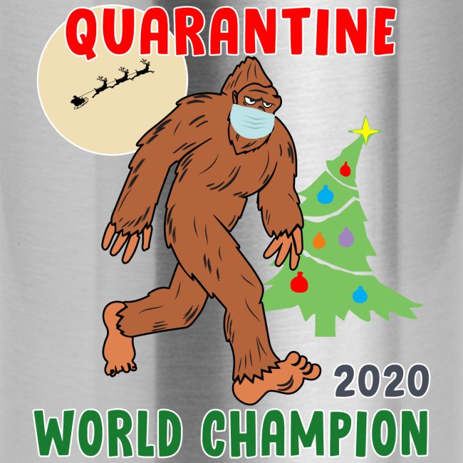 Quarantine World Champion Sasquatch Mask Christmas