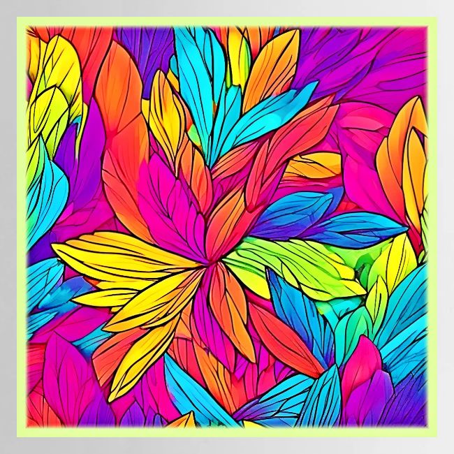 Kaleidoscope Blooms Artwork
