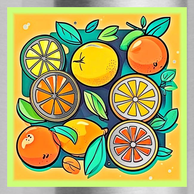 Citrus Fruit Art Design