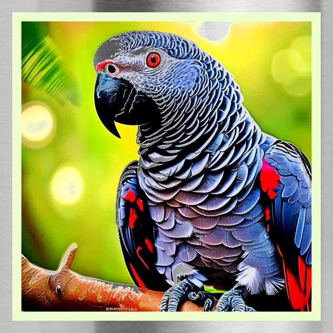 Talking African Grey Parrot