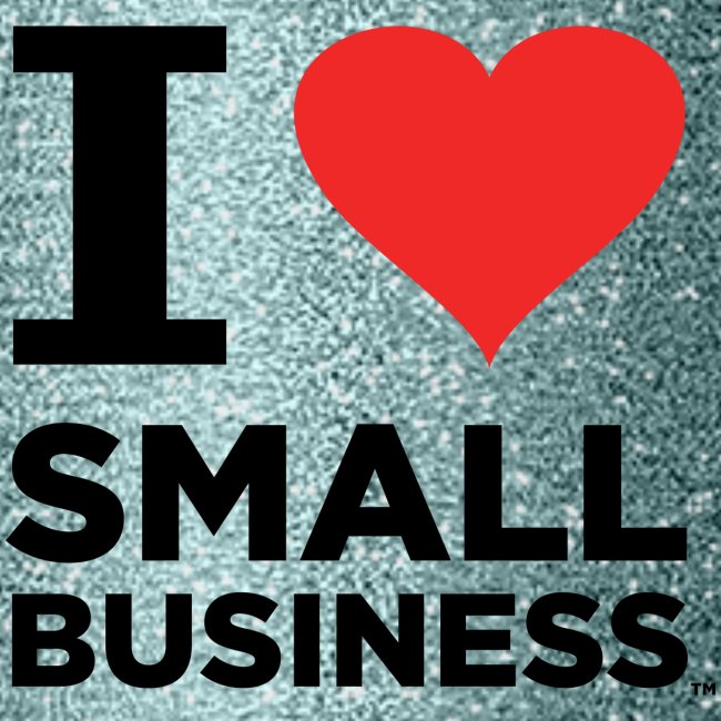 I Heart Small Business (Black & Red)