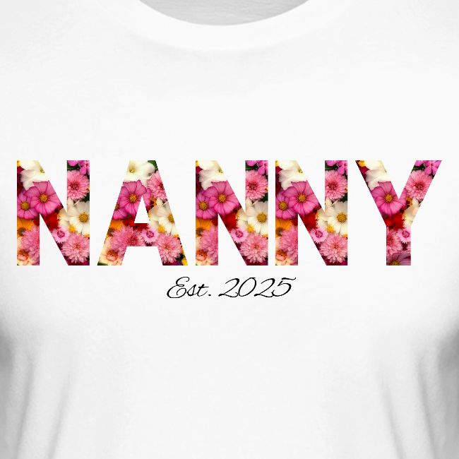 Nanny Est 2025 | Floral Pattern Font