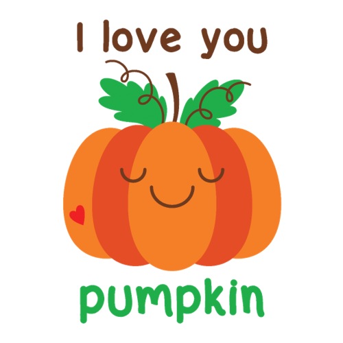 I love you pumpkin - Sticker