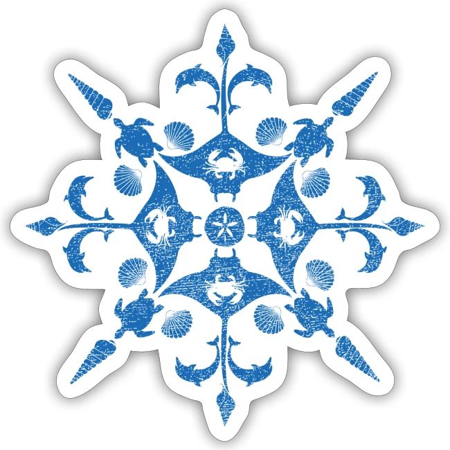 Coastal Christmas Snowflake