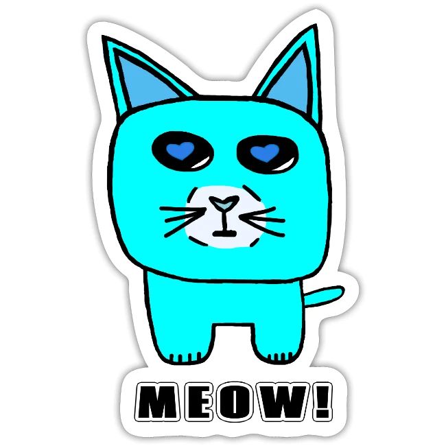 Icy Metakitten saying Meow