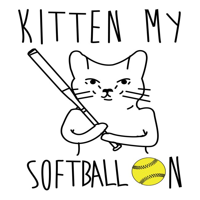 kitten my softballon