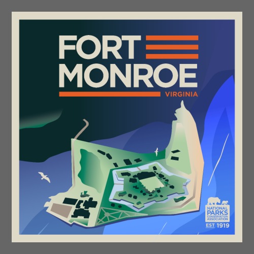 Future Parks Sticker - Fort Monroe