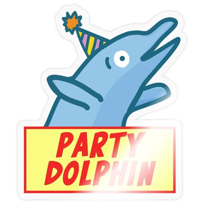 Party Dolphin Logo