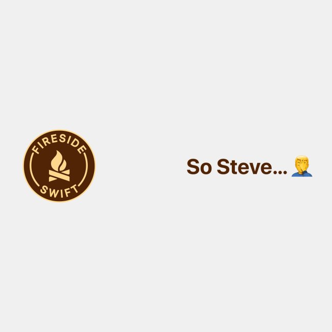 So Steve