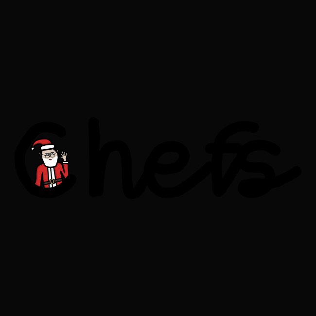 Chefs logo with santa