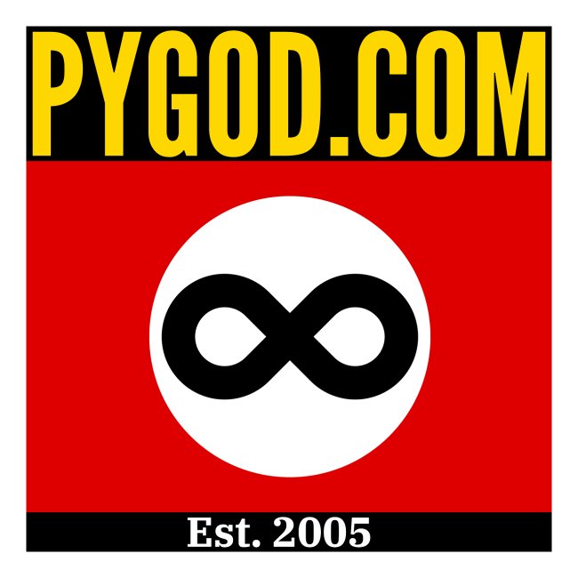 PYGOD COM Infinity Flag Est 2005 (sticker)