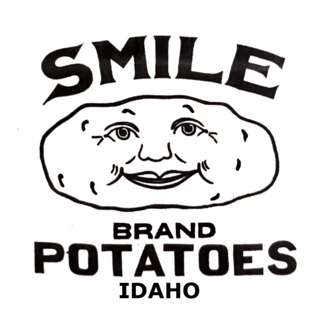 Smile Brand Potatoes Sticker