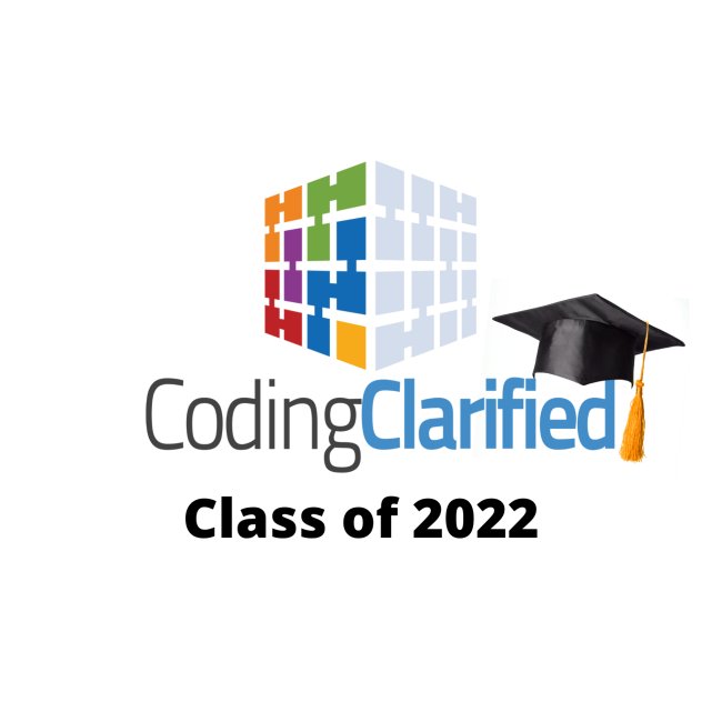 Coding Clarified Class of 2022 Graduate