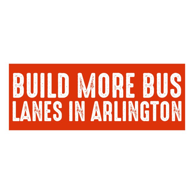 Build More Bus Lanes in Arlington