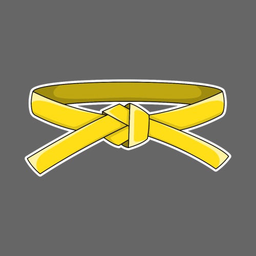 yellow belt - Sticker