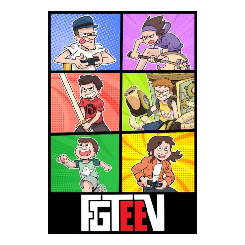 FGTeeV Comic Fam - Sticker