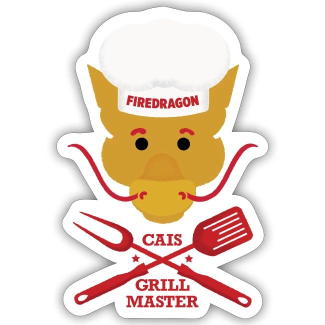 Firedragon Grill Master—Red Design