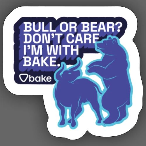 bake stickers - Bake it. Make it. Love it. - Sticker