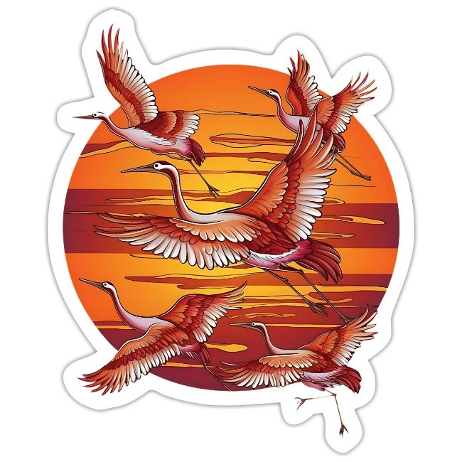 Japanese Cranes Migrating: Travel & Journey