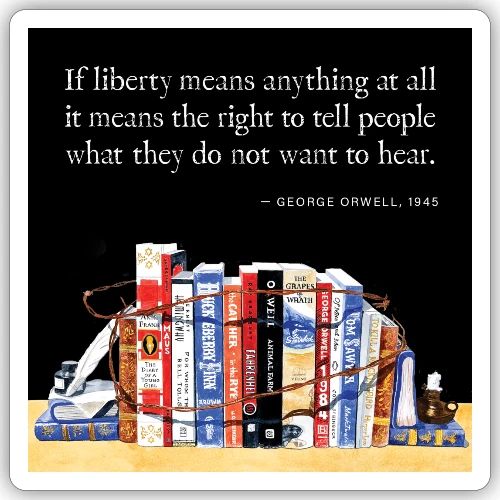 Still Life with Banned Books - Sticker