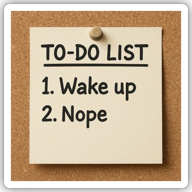 Humorous To Do List