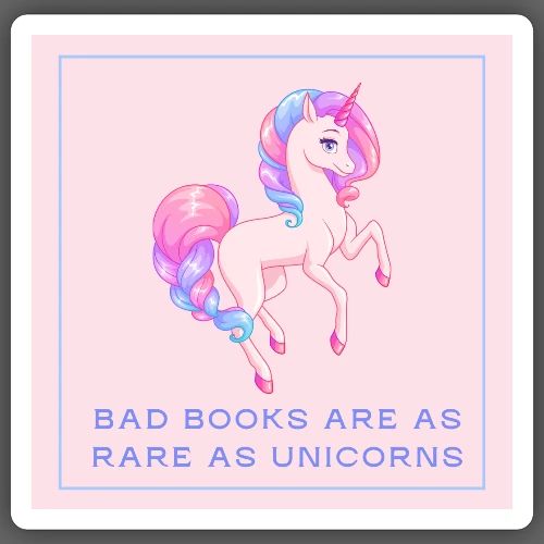 Bad Books and Unicorns - Sticker