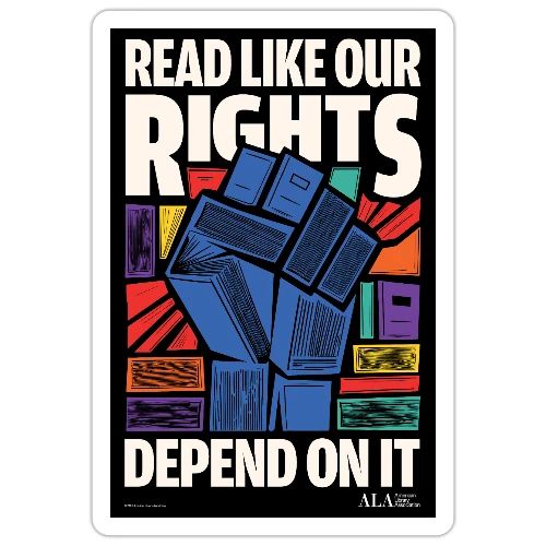 Read Like Our Rights Depend on It - Sticker