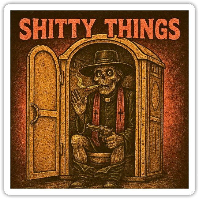 Shitty Things Skeleton Confessional