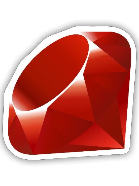 Ruby Programming Language - Sticker - white matte - Front