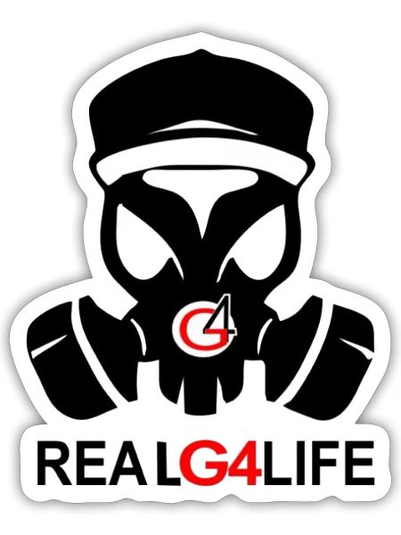 Real G for Life - Sticker - white matte - Front