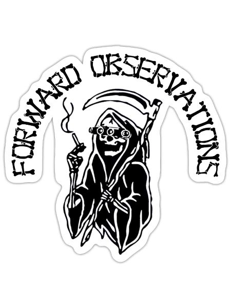Forward Observations - Sticker - white matte - Front
