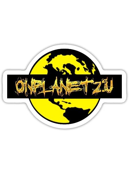 Onplanetzu logo - Sticker - white matte - Front
