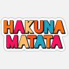 Order 'Hakuna Matata' Sticker Size S (4